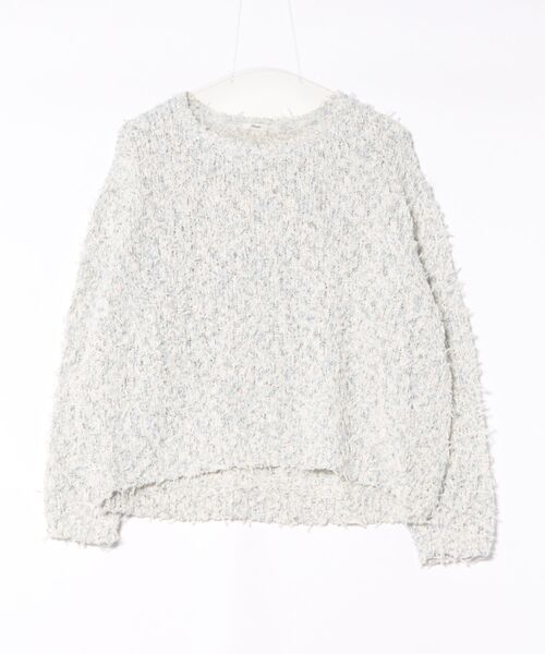 Jines(ジネス)の「リボンチュールニット(ニット/セーター・レディース・ブルー/ブラック・38)」の12枚目の写真