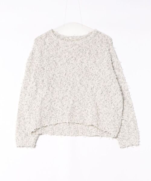 Jines(ジネス)の「リボンチュールニット(ニット/セーター・レディース・ブルー/ブラック・38)」の11枚目の写真