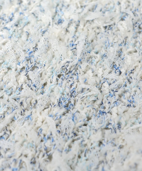 Jines(ジネス)の「リボンチュールニット(ニット/セーター・レディース・ブルー/ブラック・38)」の7枚目の写真