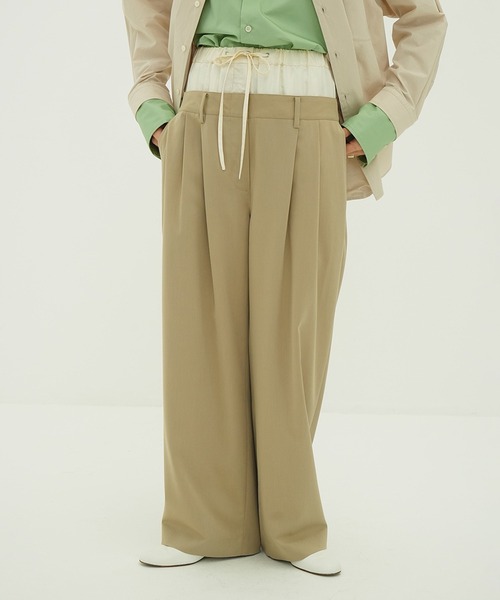 W WAIST WIDE SLACKS