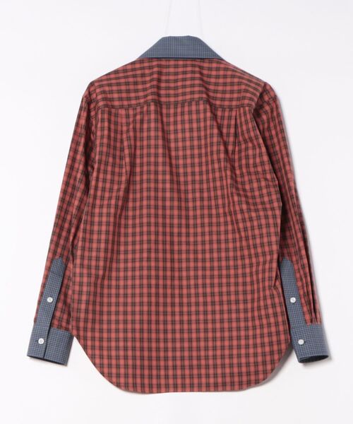 Vivienne Westwood（ヴィヴィアンウエストウッド）の「CHECK　BIRD COLLAR　SHIRT（シャツ/ブラウス・レディース・レッド系その他・38）」の2枚目の写真