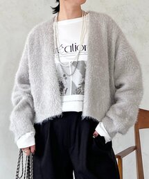 un dix cors | シャギーカーデ(カーディガン/ボレロ)