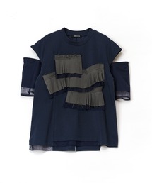 プリーツフリルＴシャツ