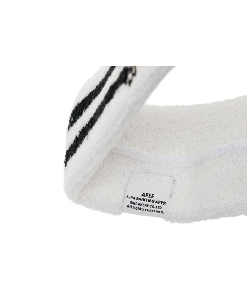 A BATHING APE（アベイシングエイプ）の「EMBROIDERY GRAPHIC HEAD BAND（ヘアバンド・レディース・ホワイト・FREE）」の3枚目の写真