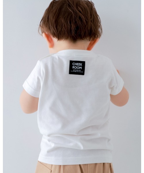 CHEEK ROOM(チークルーム)の「チークルーム ぶりの成長 Tシャツ(Tシャツ/カットソー・キッズ・レッド/サックスブルー/オフホワイト・90cm/100cm/110cm/120cm/130cm/80cm)」の7枚目の写真