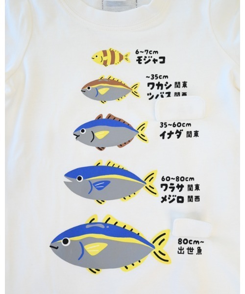 CHEEK ROOM(チークルーム)の「チークルーム ぶりの成長 Tシャツ(Tシャツ/カットソー・キッズ・レッド/サックスブルー/オフホワイト・90cm/100cm/110cm/120cm/130cm/80cm)」の9枚目の写真