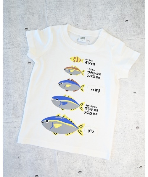 CHEEK ROOM(チークルーム)の「チークルーム ぶりの成長 Tシャツ(Tシャツ/カットソー・キッズ・レッド/サックスブルー/オフホワイト・90cm/100cm/110cm/120cm/130cm/80cm)」の15枚目の写真
