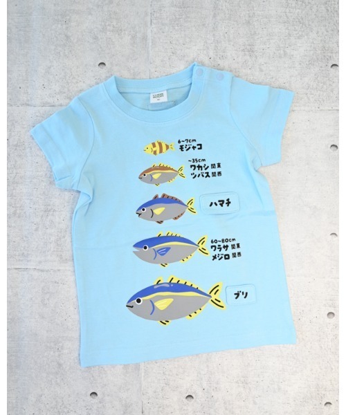 CHEEK ROOM(チークルーム)の「チークルーム ぶりの成長 Tシャツ(Tシャツ/カットソー・キッズ・レッド/サックスブルー/オフホワイト・90cm/100cm/110cm/120cm/130cm/80cm)」の16枚目の写真