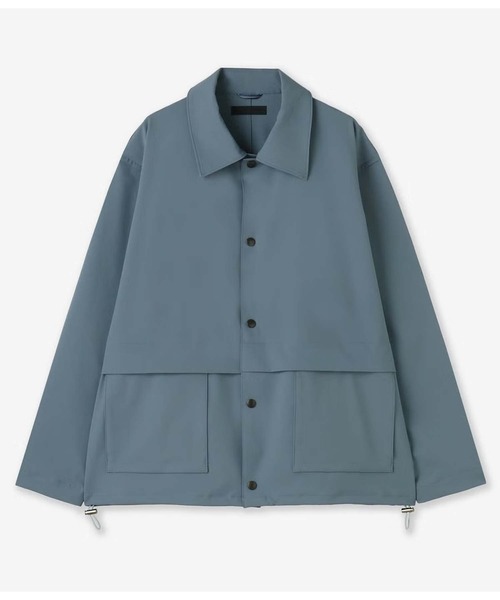 junhashimoto（ジュンハシモト）の「COACH SHIRTS JACKET（ブルゾン・メンズ・ブルーグレー/ブラック/グリーン・4/3/5）」の3枚目の写真