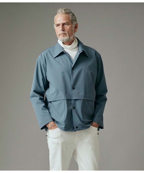 junhashimoto（ジュンハシモト）の「COACH SHIRTS JACKET（ブルゾン・メンズ・ブルーグレー/ブラック/グリーン・4/3/5）」の19枚目の写真