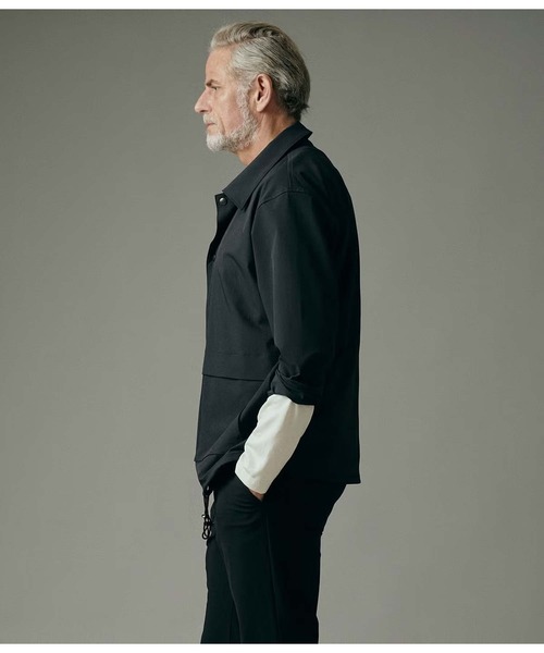 junhashimoto（ジュンハシモト）の「COACH SHIRTS JACKET（ブルゾン・メンズ・ブルーグレー/ブラック/グリーン・4/3/5）」の15枚目の写真