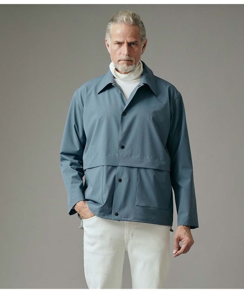 junhashimoto（ジュンハシモト）の「COACH SHIRTS JACKET（ブルゾン・メンズ・ブルーグレー/ブラック/グリーン・4/3/5）」の18枚目の写真