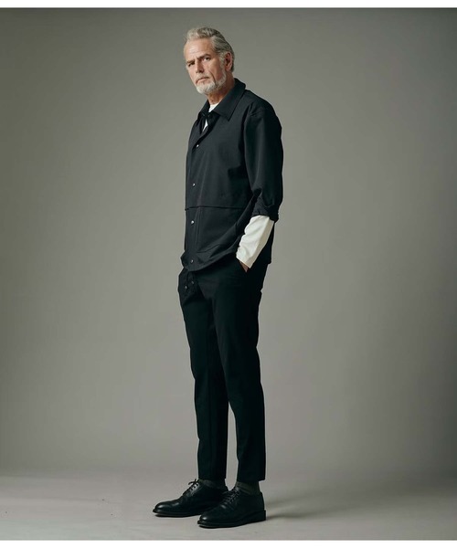 junhashimoto（ジュンハシモト）の「COACH SHIRTS JACKET（ブルゾン・メンズ・ブルーグレー/ブラック/グリーン・4/3/5）」の21枚目の写真