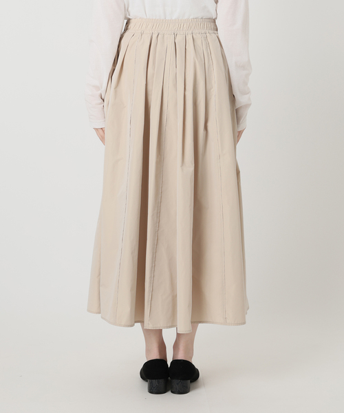 La TOTALITE（ラトータリテ）の「【洗える】タフタジップポケットスカート（スカート・レディース・ネイビー/ベージュ/バーガンディー・38/36）」の14枚目の写真