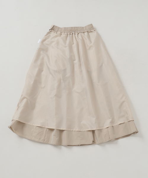 La TOTALITE（ラトータリテ）の「【洗える】タフタジップポケットスカート（スカート・レディース・ネイビー/ベージュ/バーガンディー・38/36）」の20枚目の写真