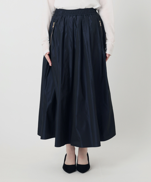 La TOTALITE（ラトータリテ）の「【洗える】タフタジップポケットスカート（スカート・レディース・ネイビー/ベージュ/バーガンディー・38/36）」の22枚目の写真