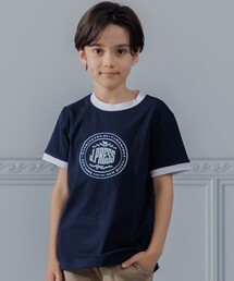 J.PRESS（ジェイプレス）の「【140-170cm】ビックロゴリンガー 半袖Ｔシャツ（Tシャツ/カットソー）」
