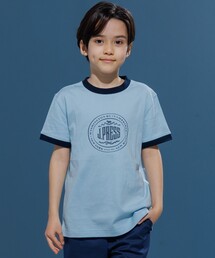 J.PRESS（ジェイプレス）の「【140-170cm】ビックロゴリンガー 半袖Ｔシャツ（Tシャツ/カットソー）」