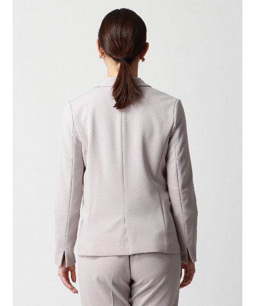 SUIT SQUARE（スーツスクエア）の「【2点セット】ジャケット＆パンツセットアップ ハンドウォッシュ ハイストレッチジョーゼット 無地（スーツセット・レディース・グレー/グレイッシュベージュ/ネイビー・42(13号)/40(11号)/38(9号)/36(7号)）」の17枚目の写真