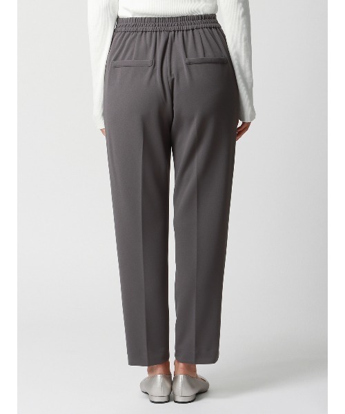 SUIT SQUARE（スーツスクエア）の「【2点セット】ジャケット＆パンツセットアップ ハンドウォッシュ ハイストレッチジョーゼット 無地（スーツセット・レディース・グレー/グレイッシュベージュ/ネイビー・42(13号)/40(11号)/38(9号)/36(7号)）」の7枚目の写真