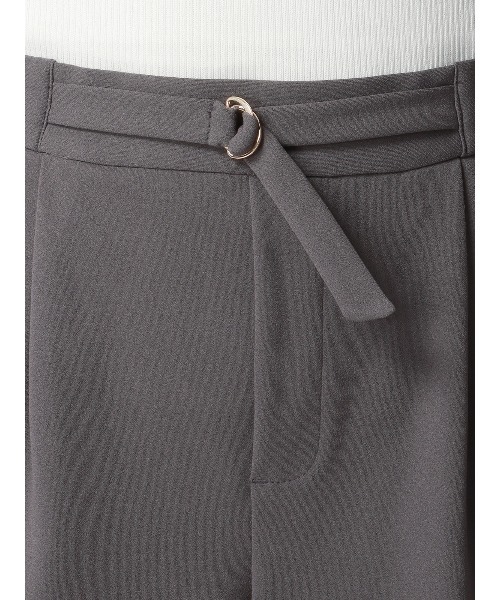 SUIT SQUARE（スーツスクエア）の「【2点セット】ジャケット＆パンツセットアップ ハンドウォッシュ ハイストレッチジョーゼット 無地（スーツセット・レディース・グレー/グレイッシュベージュ/ネイビー・42(13号)/40(11号)/38(9号)/36(7号)）」の8枚目の写真