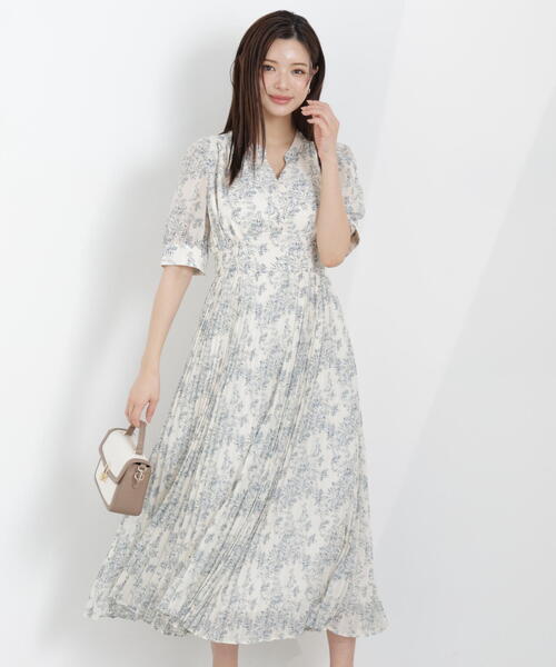 PROPORTION BODY DRESSING（プロポーションボディドレッシング）の「花柄プリーツワンピース / 1216140311（ワンピース・レディース・ブラック/ホワイト系その他・MEDIUM/P/S）」の12枚目の写真