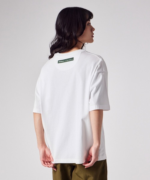 Paul Smith(ポールスミス)の「ウィメンズ Paul Smith Loves Barbour "Tenby" Tシャツ / 165906 LTS0727(Tシャツ/カットソー・レディース・ホワイト・8)」の8枚目の写真