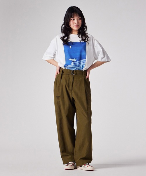 Paul Smith(ポールスミス)の「ウィメンズ Paul Smith Loves Barbour "Tenby" Tシャツ / 165906 LTS0727(Tシャツ/カットソー・レディース・ホワイト・8)」の9枚目の写真