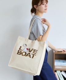 【HELLO KITTY/ハローキティ】×【LOVE BOAT/ラブボート】チャーム付き キャンバストート