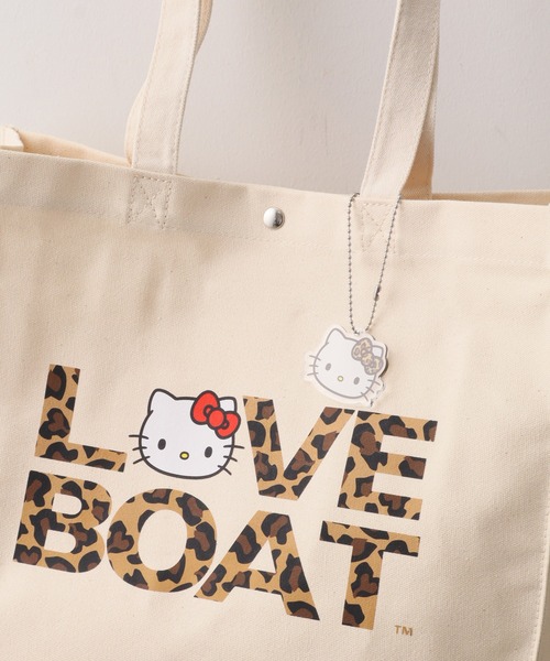 LOVE BOAT(ラブ・ボート)の「【HELLO KITTY/ハローキティ】×【LOVE BOAT/ラブボート】チャーム付き キャンバストート(トートバッグ・レディース・アイボリー・FREE)」の11枚目の写真