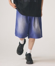 ADAMPATEK/blasted light moleskin wide shorts/ライトモールスキンショートパンツ