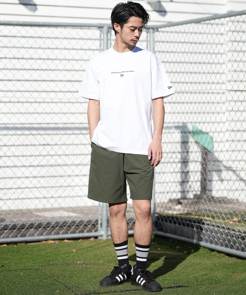 NEW ERA(ニューエラ)の「NEW ERA/ニューエラ 半袖 Tシャツ バックプリント コットン Circle ロゴ(Tシャツ/カットソー・メンズ・ホワイト/ダークグレー/クリーム/ブラック・XL/XXL/M/L)」の7枚目の写真