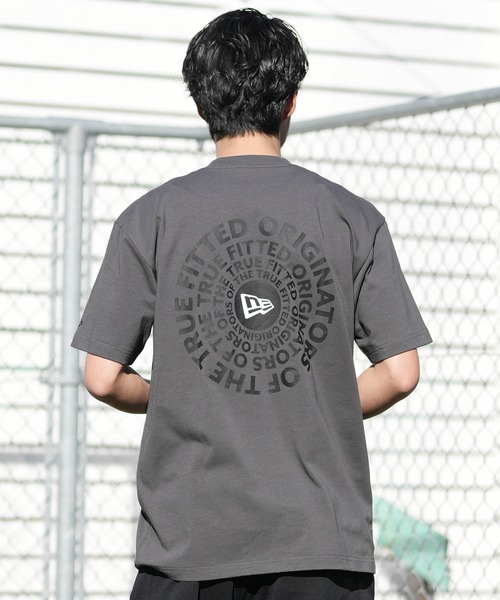 NEW ERA(ニューエラ)の「NEW ERA/ニューエラ 半袖 Tシャツ バックプリント コットン Circle ロゴ(Tシャツ/カットソー・メンズ・ホワイト/ダークグレー/クリーム/ブラック・XL/XXL/M/L)」の17枚目の写真