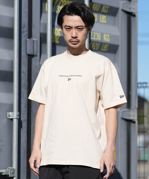 NEW ERA(ニューエラ)の「NEW ERA/ニューエラ 半袖 Tシャツ バックプリント コットン Circle ロゴ(Tシャツ/カットソー・メンズ・ホワイト/ダークグレー/クリーム/ブラック・XL/XXL/M/L)」の22枚目の写真