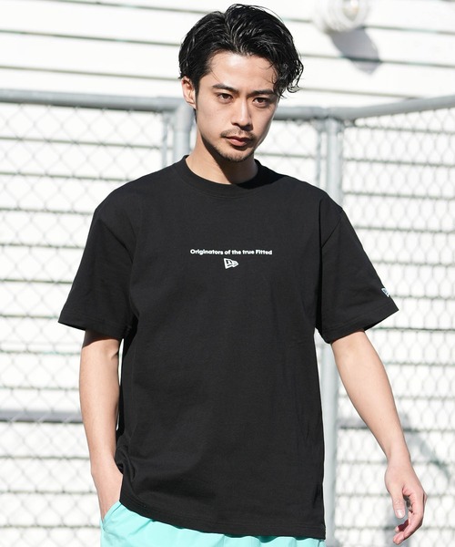 NEW ERA(ニューエラ)の「NEW ERA/ニューエラ 半袖 Tシャツ バックプリント コットン Circle ロゴ(Tシャツ/カットソー・メンズ・ホワイト/ダークグレー/クリーム/ブラック・XL/XXL/M/L)」の10枚目の写真