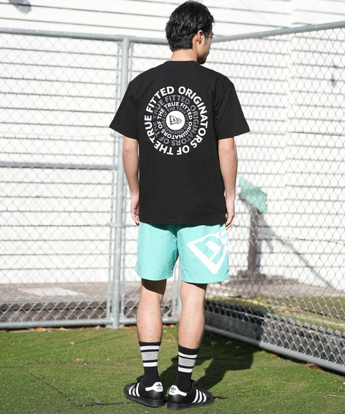 NEW ERA(ニューエラ)の「NEW ERA/ニューエラ 半袖 Tシャツ バックプリント コットン Circle ロゴ(Tシャツ/カットソー・メンズ・ホワイト/ダークグレー/クリーム/ブラック・XL/XXL/M/L)」の14枚目の写真