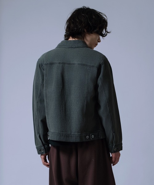 improves(インプローブス)の「【Unisex】デニム ジャケット(デニムジャケット・メンズ・ブラック/ブルー/サックスブルー/ブラック系・LARGE/MEDIUM/SMALL/X-LARGE)」の12枚目の写真