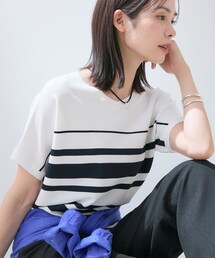 INDIVIボーダートップス(^^) INDIVI｜インディヴィのトップス（ボーダー柄）通販 - ZOZOTOWN