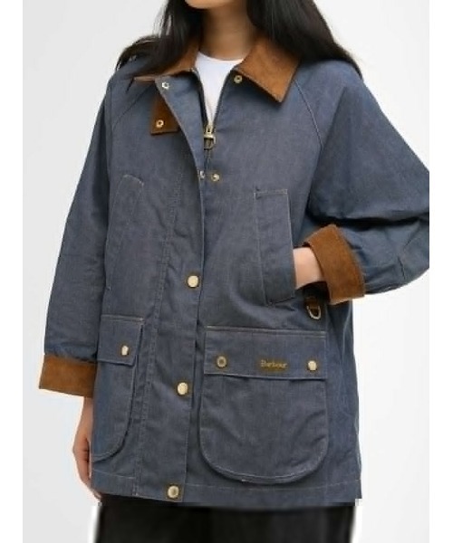 Barbour（バブアー）の「Askerデニムジャケット（レディース）（デニムジャケット・レディース・ブルー・10/8）」の6枚目の写真