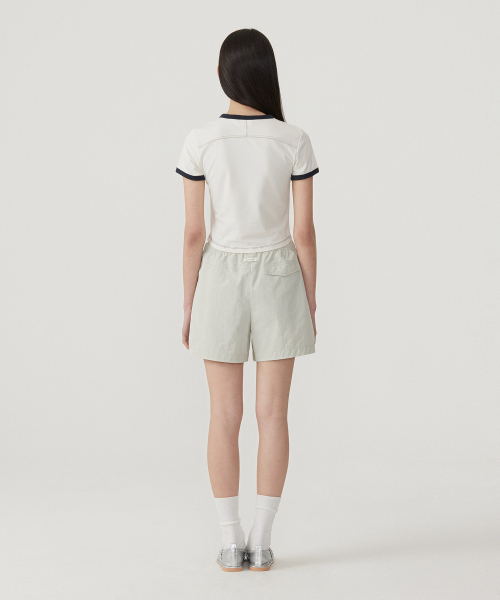 COVERNAT WOMAN(カバーナットウーマン)の「ウーマンベビーフィットリンガーTシャツアイボリー(Tシャツ/カットソー・レディース・その他・WS/WM)」の7枚目の写真