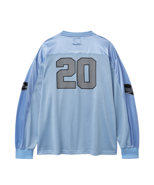 PHYPS MOTORCYCLE(フィップスモーターサイクル)の「Original Wing Logo Mesh Long Sleeve Light Blue(Tシャツ/カットソー・レディース・その他・LARGE/MEDIUM/SMALL/X-LARGE)」の2枚目の写真