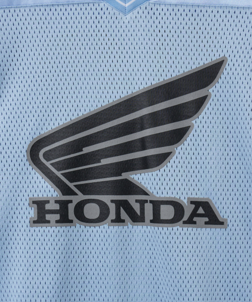 PHYPS MOTORCYCLE(フィップスモーターサイクル)の「Original Wing Logo Mesh Long Sleeve Light Blue(Tシャツ/カットソー・レディース・その他・LARGE/MEDIUM/SMALL/X-LARGE)」の3枚目の写真