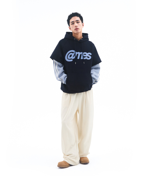 AMESWORLDWIDE（アメスワールドワイド）の「BASIC SMALL LOGO SWEAT PANTS CREAM（スウェットパンツ・レディース・その他・LARGE/MEDIUM/SMALL）」の7枚目の写真