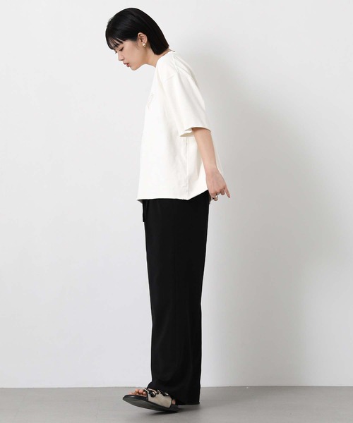 Gready Brilliant（グレディブリリアン）の「カレッジロゴ裏毛スウェット（スウェット・レディース・イエロー/オフホワイト・FREE）」の9枚目の写真