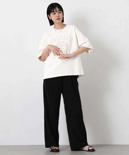 Gready Brilliant（グレディブリリアン）の「カレッジロゴ裏毛スウェット（スウェット・レディース・イエロー/オフホワイト・FREE）」の11枚目の写真