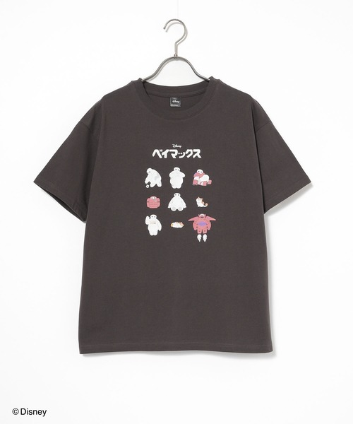 Honeys(ハニーズ)の「ディズニー/ゆるTシャツ(Tシャツ/カットソー・キッズ・スミクロ/ホワイト/ピンク/グリーン・150cm/L/LL/M/S)」の11枚目の写真