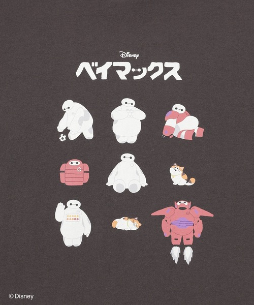 Honeys(ハニーズ)の「ディズニー/ゆるTシャツ(Tシャツ/カットソー・キッズ・スミクロ/ホワイト/ピンク/グリーン・150cm/L/LL/M/S)」の12枚目の写真