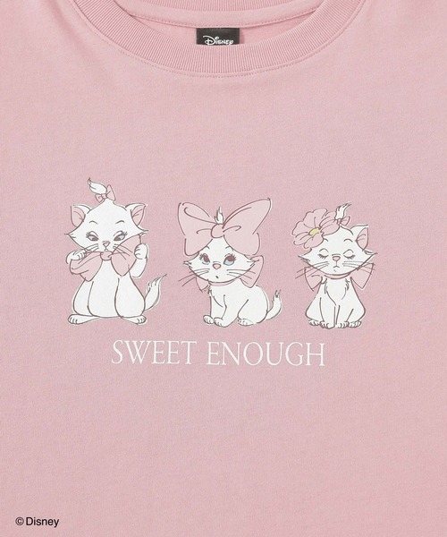 Honeys(ハニーズ)の「ディズニー/ゆるTシャツ(Tシャツ/カットソー・キッズ・スミクロ/ホワイト/ピンク/グリーン・150cm/L/LL/M/S)」の15枚目の写真