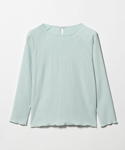 A DAY IN THE LIFE UNITED ARROWS(アデイインザライフユナイテッドアローズ)の「シャーリング ラグラン カットソー<A DAY IN THE LIFE>(Tシャツ/カットソー・レディース・ライム/ダークグレー/オフホワイト・FREE)」の3枚目の写真