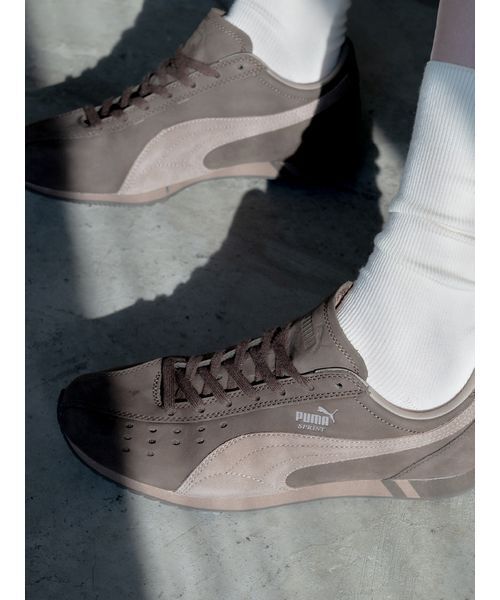 PUMA（プーマ）の「【PUMA】SPRINT NUBACK（スニーカー・レディース・ダークブラウン・24/23.5/25/24.5/23）」の2枚目の写真
